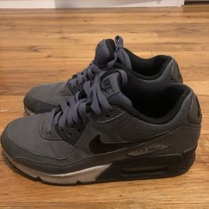 Womens Nike Air Max 90 pure platinum dark grey